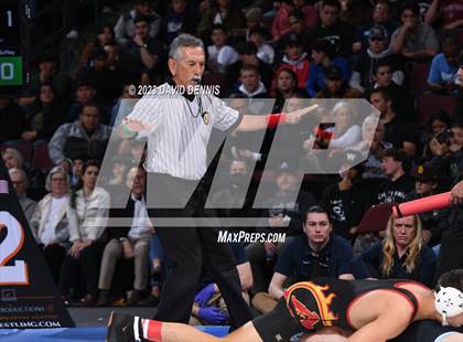 Thumbnail 1 in CIF State Boys Wrestling Championships (126-170 Finals) photogallery.