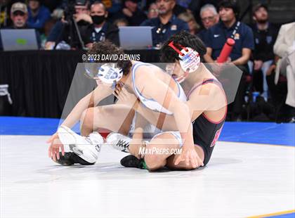 Thumbnail 2 in CIF State Boys Wrestling Championships (126-170 Finals) photogallery.