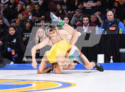 Thumbnail 3 in CIF State Boys Wrestling Championships (126-170 Finals) photogallery.
