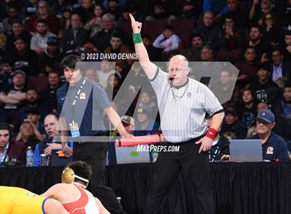 Thumbnail 1 in CIF State Boys Wrestling Championships (126-170 Finals) photogallery.