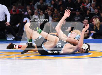 Thumbnail 3 in CIF State Boys Wrestling Championships (126-170 Finals) photogallery.