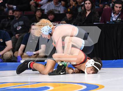 Thumbnail 1 in CIF State Boys Wrestling Championships (126-170 Finals) photogallery.