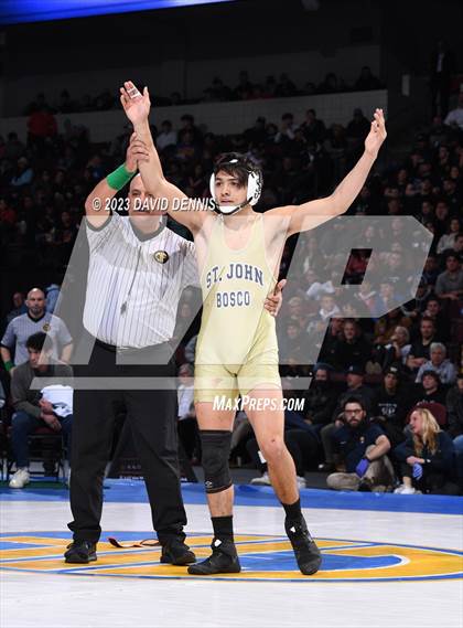 Thumbnail 1 in CIF State Boys Wrestling Championships (126-170 Finals) photogallery.