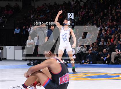 Thumbnail 2 in CIF State Boys Wrestling Championships (126-170 Finals) photogallery.