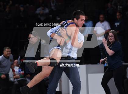Thumbnail 2 in CIF State Boys Wrestling Championships (126-170 Finals) photogallery.