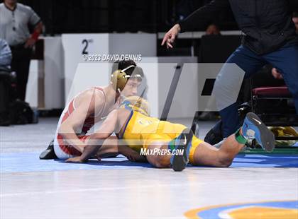 Thumbnail 2 in CIF State Boys Wrestling Championships (126-170 Finals) photogallery.