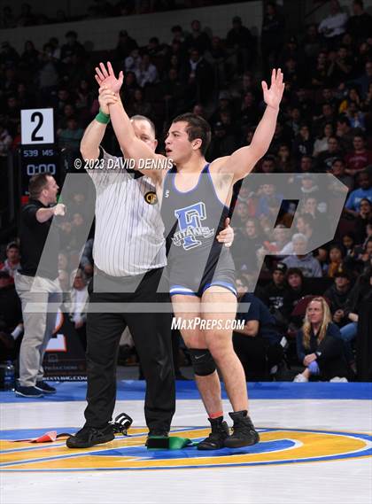 Thumbnail 3 in CIF State Boys Wrestling Championships (126-170 Finals) photogallery.
