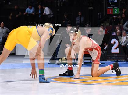 Thumbnail 1 in CIF State Boys Wrestling Championships (126-170 Finals) photogallery.