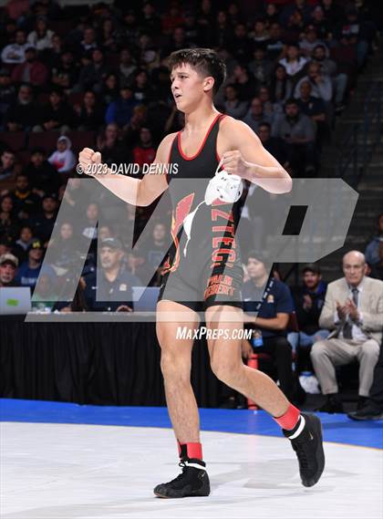 Thumbnail 1 in CIF State Boys Wrestling Championships (126-170 Finals) photogallery.