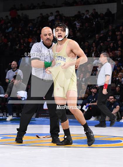 Thumbnail 2 in CIF State Boys Wrestling Championships (126-170 Finals) photogallery.
