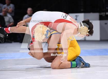 Thumbnail 2 in CIF State Boys Wrestling Championships (126-170 Finals) photogallery.