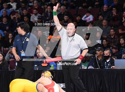 Thumbnail 3 in CIF State Boys Wrestling Championships (126-170 Finals) photogallery.