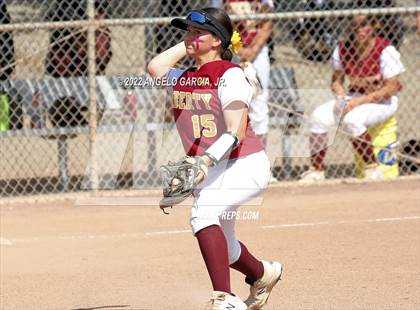 Thumbnail 2 in Monte Vista vs Liberty (Livermore Stampede) photogallery.
