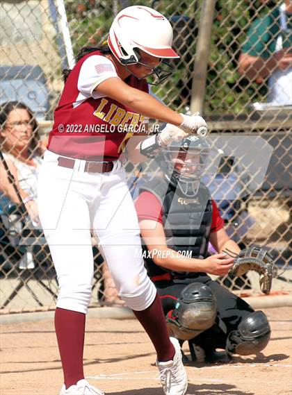 Thumbnail 2 in Monte Vista vs Liberty (Livermore Stampede) photogallery.
