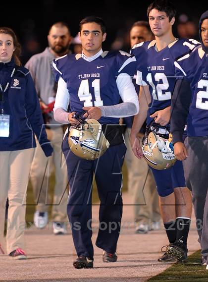 Thumbnail 1 in Centennial vs. St. John Bosco (CIF SoCal Regional Open Division Final) photogallery.