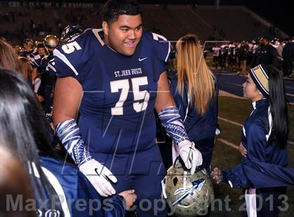 Thumbnail 1 in Centennial vs. St. John Bosco (CIF SoCal Regional Open Division Final) photogallery.