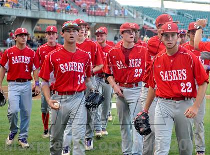 Thumbnail 3 in Fuquay-Varina vs. South Mecklenburg (NCHSAA 4A Final Game 1) photogallery.