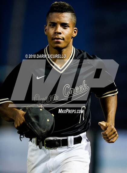 Thumbnail 2 in Mesquite vs. Queen Creek (AIA 5A Round 3A Playoff) photogallery.