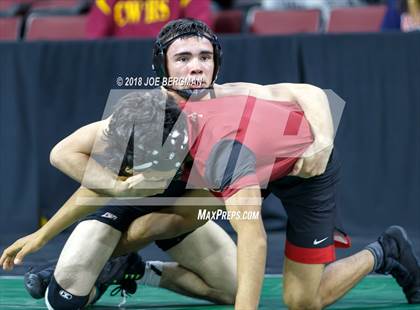 Thumbnail 2 in  CIF State Boys Wrestling Championships (Round 1) photogallery.