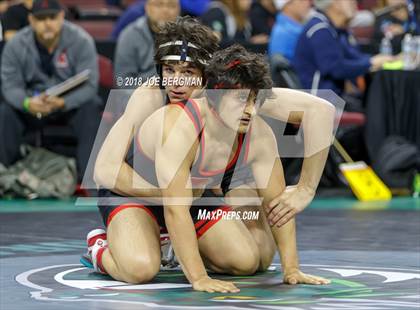 Thumbnail 2 in  CIF State Boys Wrestling Championships (Round 1) photogallery.
