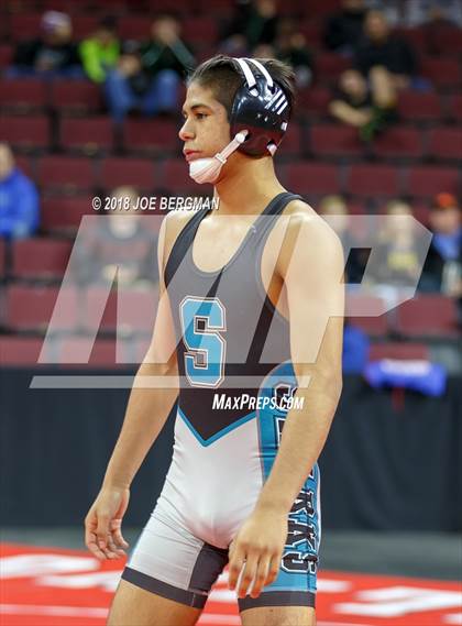 Thumbnail 1 in  CIF State Boys Wrestling Championships (Round 1) photogallery.