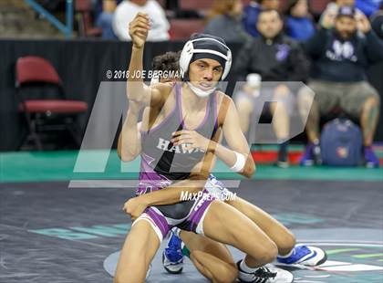 Thumbnail 1 in  CIF State Boys Wrestling Championships (Round 1) photogallery.
