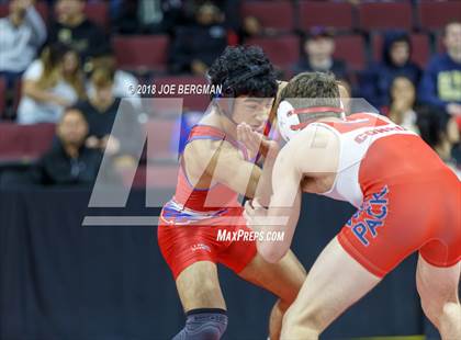 Thumbnail 2 in  CIF State Boys Wrestling Championships (Round 1) photogallery.