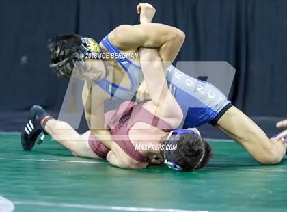 Thumbnail 2 in  CIF State Boys Wrestling Championships (Round 1) photogallery.