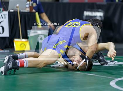 Thumbnail 1 in  CIF State Boys Wrestling Championships (Round 1) photogallery.