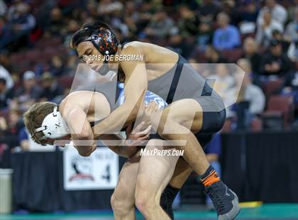 Thumbnail 1 in  CIF State Boys Wrestling Championships (Round 1) photogallery.