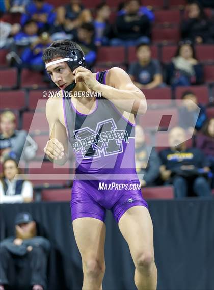 Thumbnail 2 in  CIF State Boys Wrestling Championships (Round 1) photogallery.