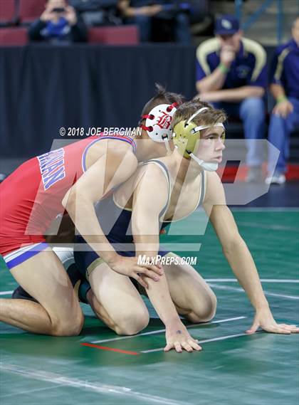 Thumbnail 1 in  CIF State Boys Wrestling Championships (Round 1) photogallery.