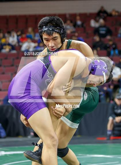 Thumbnail 1 in  CIF State Boys Wrestling Championships (Round 1) photogallery.
