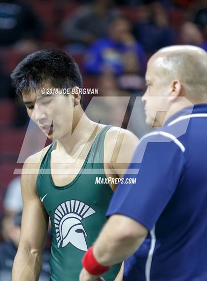 Thumbnail 1 in  CIF State Boys Wrestling Championships (Round 1) photogallery.