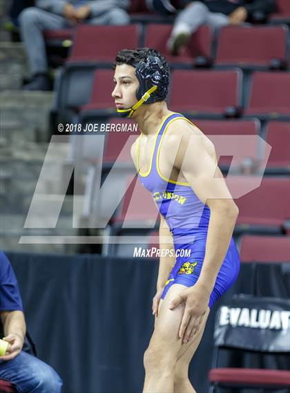 Thumbnail 3 in  CIF State Boys Wrestling Championships (Round 1) photogallery.