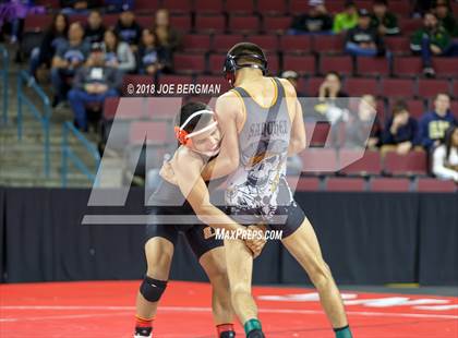 Thumbnail 2 in  CIF State Boys Wrestling Championships (Round 1) photogallery.
