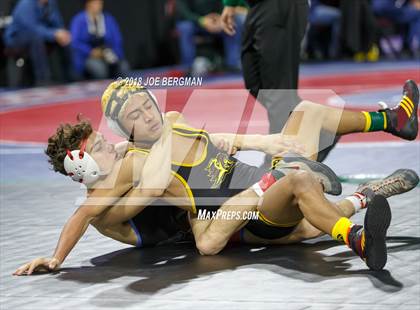 Thumbnail 2 in  CIF State Boys Wrestling Championships (Round 1) photogallery.