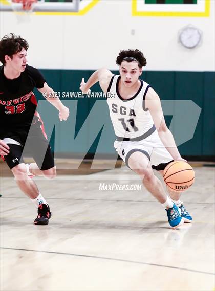 Thumbnail 2 in San Gabriel Academy vs Oakwood (CIF SS Division 3A Championship) photogallery.
