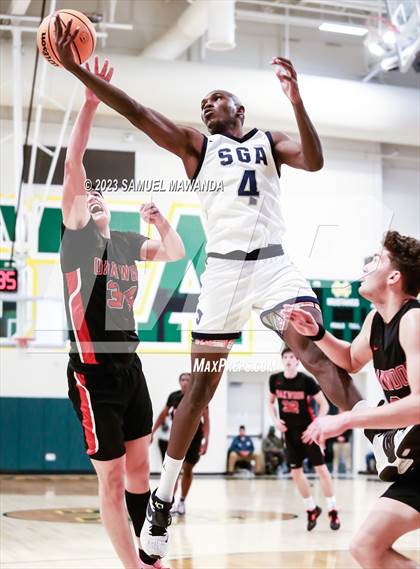 Thumbnail 2 in San Gabriel Academy vs Oakwood (CIF SS Division 3A Championship) photogallery.