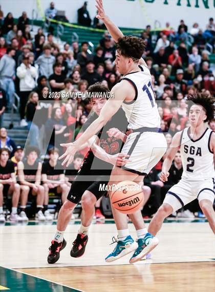 Thumbnail 2 in San Gabriel Academy vs Oakwood (CIF SS Division 3A Championship) photogallery.