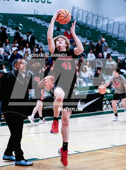 Thumbnail 3 in San Gabriel Academy vs Oakwood (CIF SS Division 3A Championship) photogallery.