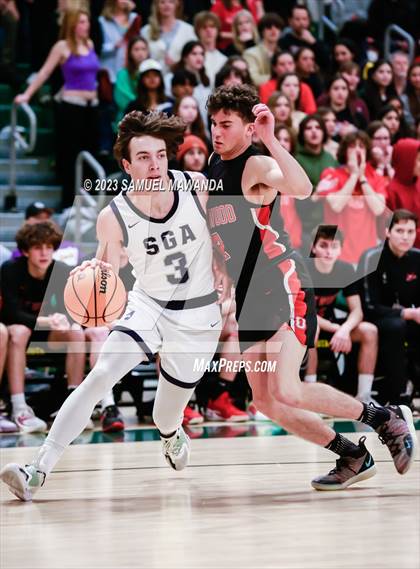Thumbnail 1 in San Gabriel Academy vs Oakwood (CIF SS Division 3A Championship) photogallery.