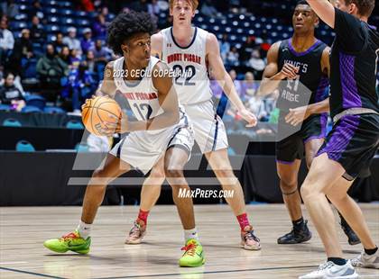 Thumbnail 2 in Mount Pisgah Christian vs. King's Ridge Christian (GHSA A Division 1 Championship) photogallery.