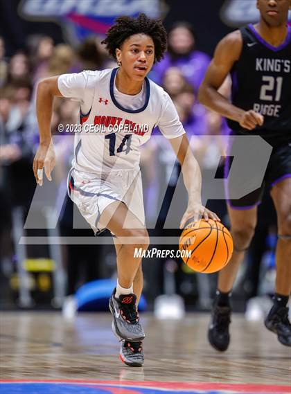 Thumbnail 1 in Mount Pisgah Christian vs. King's Ridge Christian (GHSA A Division 1 Championship) photogallery.