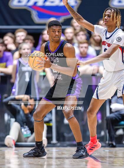 Thumbnail 2 in Mount Pisgah Christian vs. King's Ridge Christian (GHSA A Division 1 Championship) photogallery.