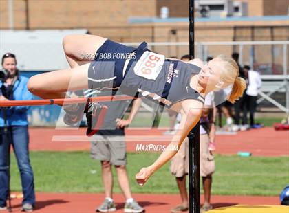 Thumbnail 1 in VHSL Region 6A North Championships (Girls Field Events) photogallery.