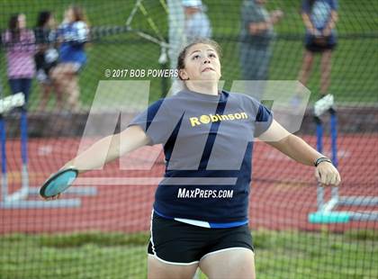 Thumbnail 1 in VHSL Region 6A North Championships (Girls Field Events) photogallery.