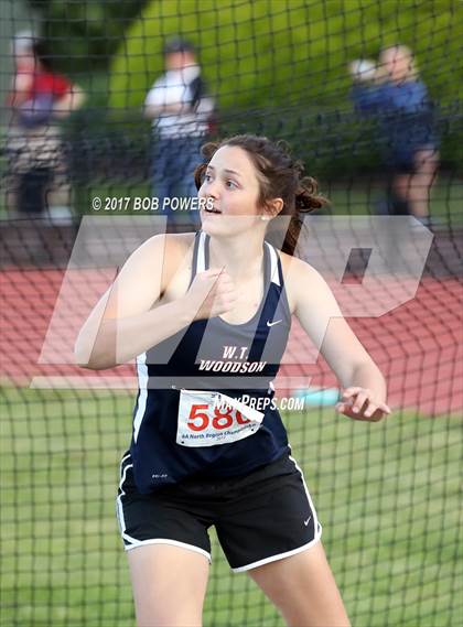 Thumbnail 1 in VHSL Region 6A North Championships (Girls Field Events) photogallery.