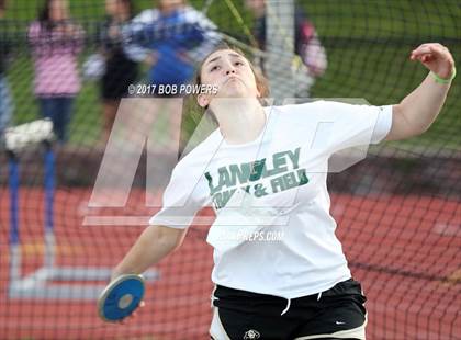 Thumbnail 2 in VHSL Region 6A North Championships (Girls Field Events) photogallery.