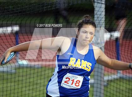 Thumbnail 1 in VHSL Region 6A North Championships (Girls Field Events) photogallery.